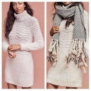 Anthropologie Sleeping On Snow Sweater Dress NEW